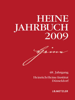 cover image of Heine-Jahrbuch 2009